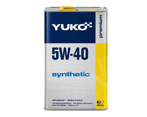 YUKO SYNTHETIC 5W-40 4l YUKO SYNTHETIC 5W-40 4l
